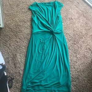 Emerald green dress